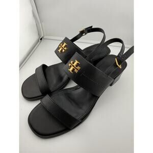 NWOB $348 TORY BURCH Everly 65mm Sandal Wedge Slide Women's Size 10.5